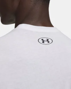 UNDER ARMOUR- T-SHIRT MEZZA MANICA SPORTSTYLE  BIANCA DA UOMO, 1326799_0100