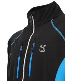 UNIVERS - GIACCA DA OUTDOOR NERA E BLU IDROREPELLENTE