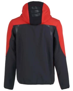 UNIVERS - Giacca softshell water resistant grigio e rosso