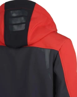UNIVERS - Giacca softshell water resistant grigio e rosso