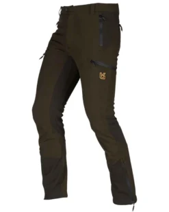 UNIVERS - Pantalone GRAN SASSO in SOFTSHELL verde e nero da uomo - 92648311