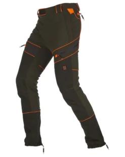 UNIVERS - PANTALONE MARILLEVA water repellent verde/arancio da uomo - 92601392