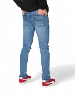 UOMO JEANS 5 TASCHE BLU