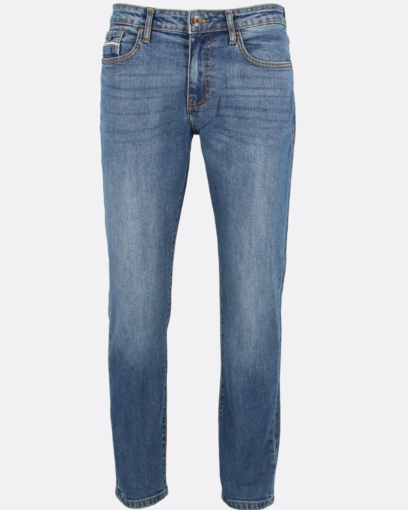 UOMO JEANS 5 TASCHE LAVAGGIO MEDIO