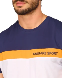 UOMO TSHIRT MANICA CORTA BICOLORE