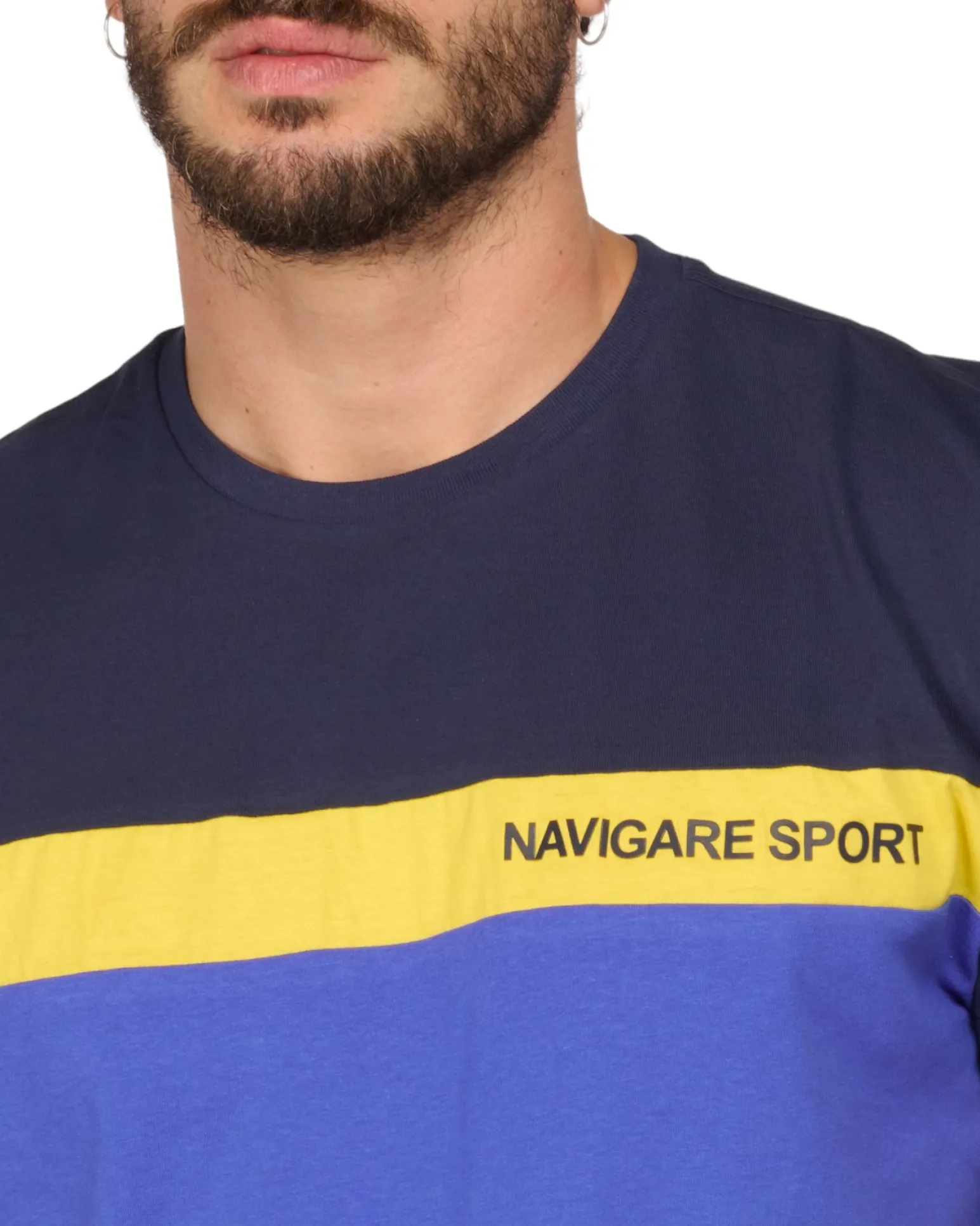 UOMO TSHIRT MANICA CORTA BICOLORE