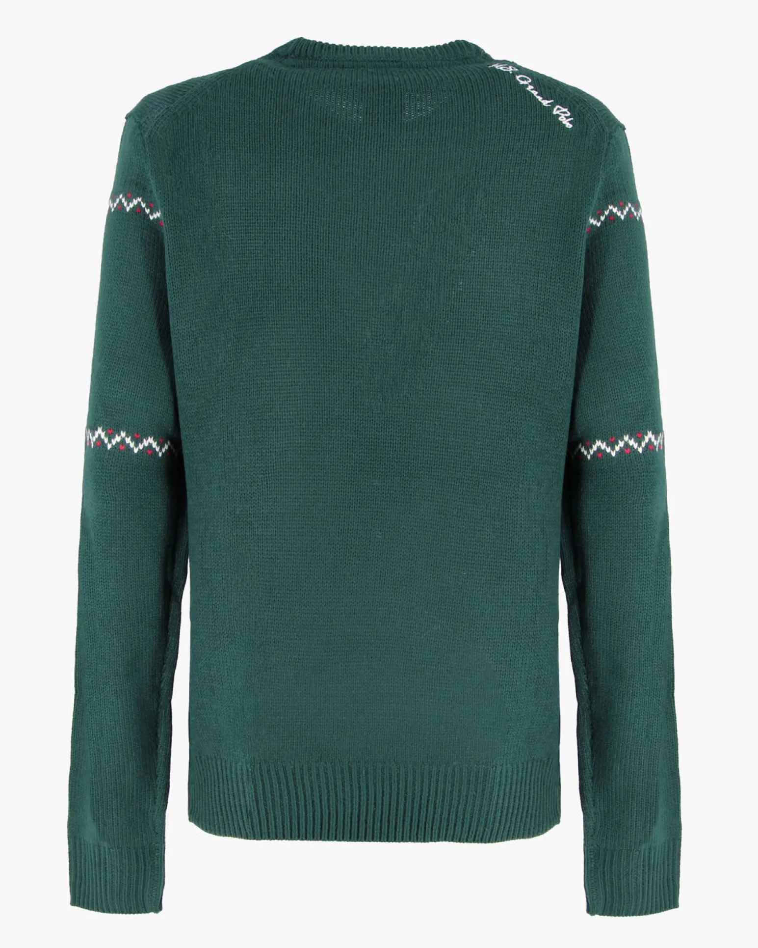 US GRAND - Maglione manica lunga verde con renna