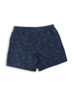 WAIKIKI RUN - BOXER MARE BLU CON DETTAGLI GRAFICI DA UOMO, DEVARON