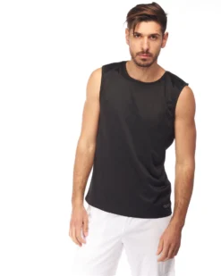 WAIKIKI RUN - CANOTTA SPORTIVA NERA DA UOMO - ARMIDO