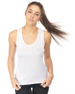 WAIKIKI RUN - CANOTTA SPORTIVA BIANCA  DA DONNA - IRMA