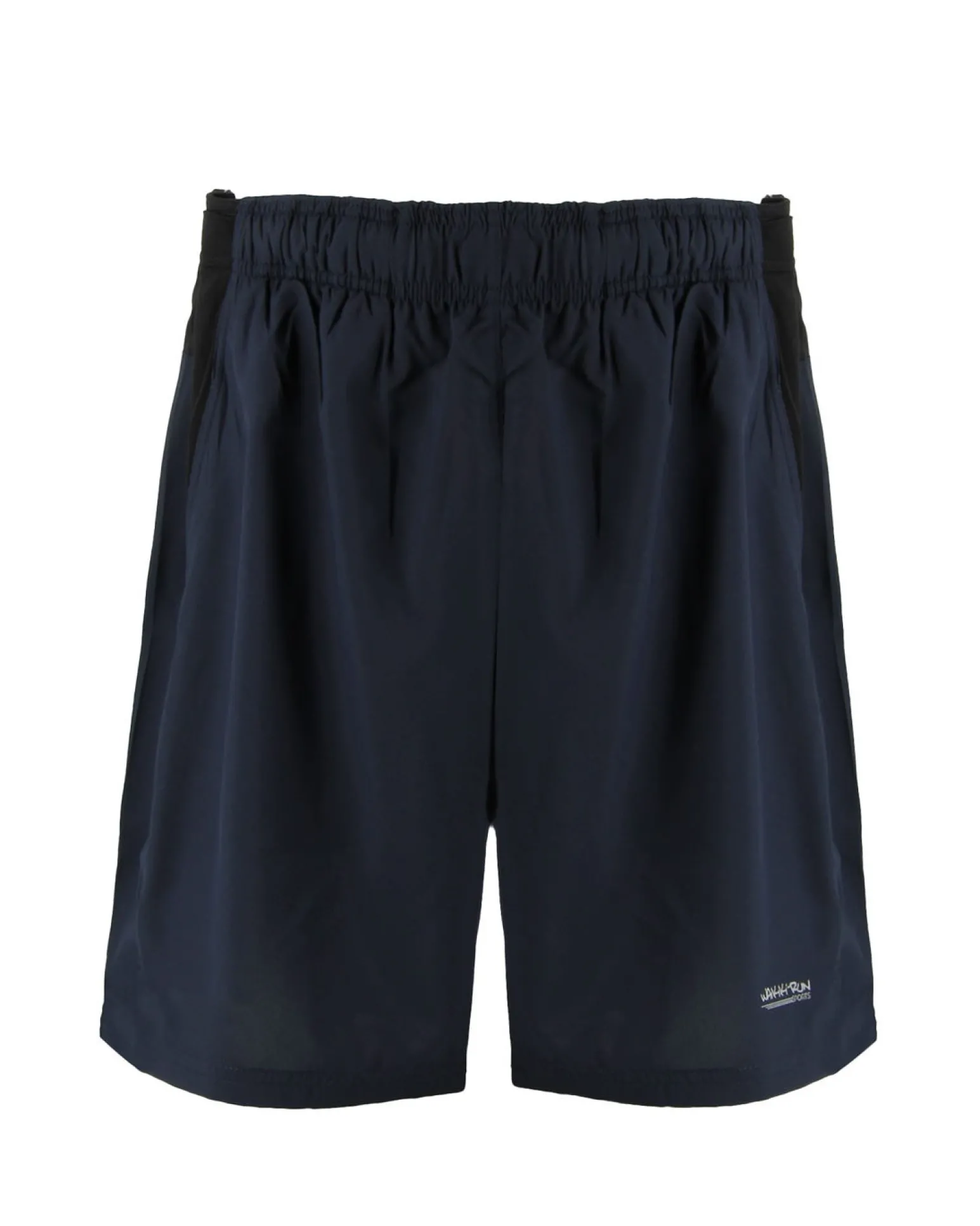WAIKIKI RUN - PANTALONCINO DA RUNNING BLU SCURO CON DETTAGLI NERI, RUFO