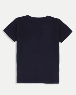 WAIKIKI RUN -T-SHIRT JUNIOR ( 6-13 ANNI) BLU SCURO CON DETTAGLIO GRAFICO, PARANZA