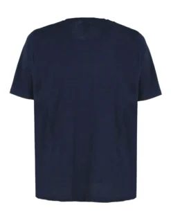WAIKIKI RUN - T-SHIRT MEZZA MANICA  CON TASCHINO BLU CON DETTAGLI FLOREALI, URANIO