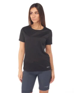 WAIKIKI RUN - T-SHIRT MEZZA MANICA NERA DA DONNA - ISIDE