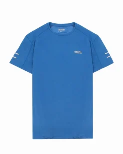 WAIKIKI RUN - T-SHIRT MEZZA MANICA SPORTIVA BLU ELETTRICO DA UOMO - ARGO