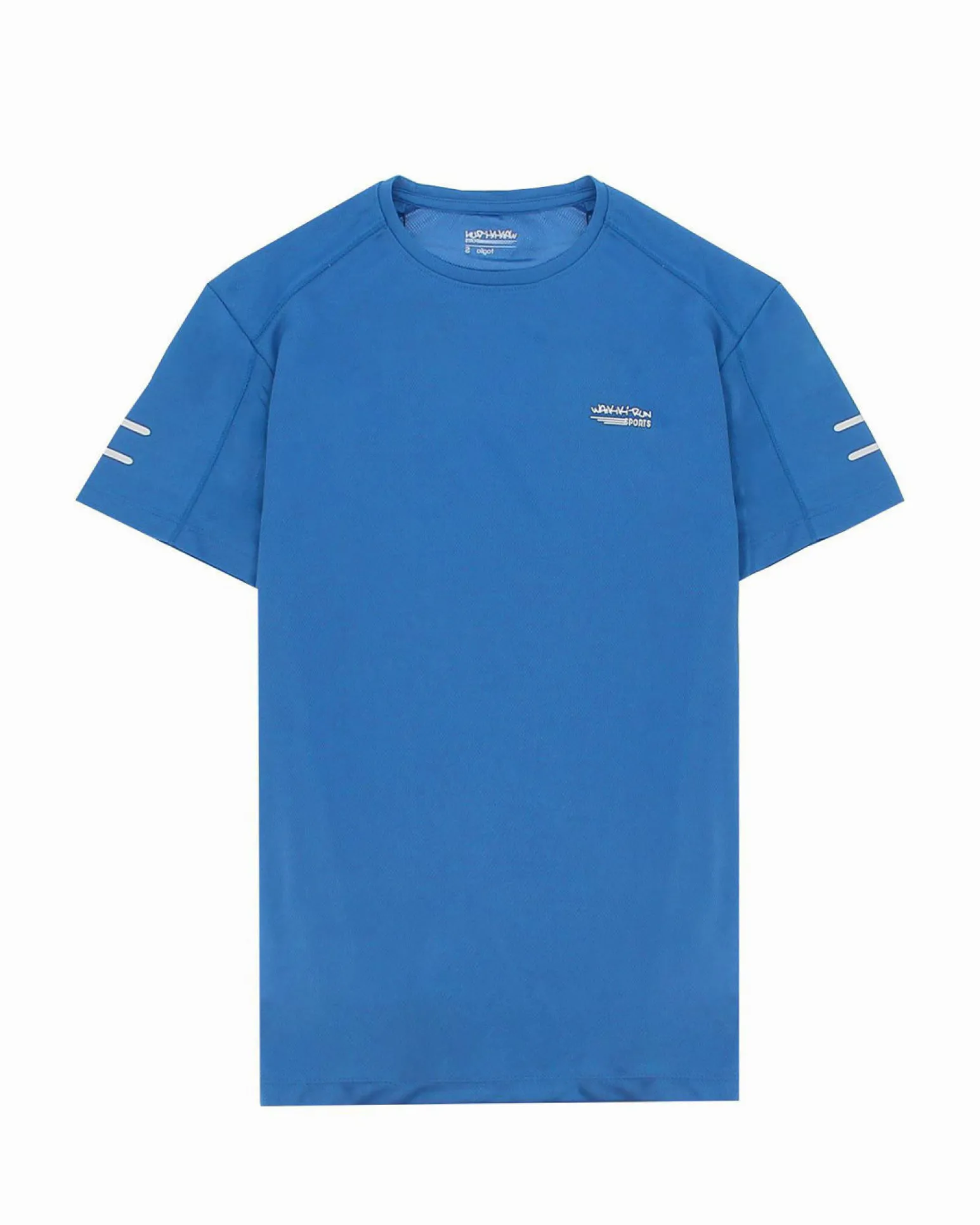 WAIKIKI RUN - T-SHIRT MEZZA MANICA SPORTIVA BLU ELETTRICO DA UOMO - ARGO