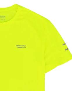 WAIKIKI RUN - T-SHIRT MEZZA MANICA SPORTIVA GIALLO FLUO DA UOMO - ARGO