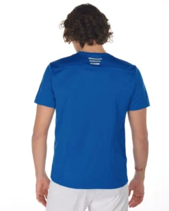 WAIKIKI RUN - T-SHIRT MEZZA MANICA SPORTIVA BLU ELETTRICO DA UOMO - ARGO