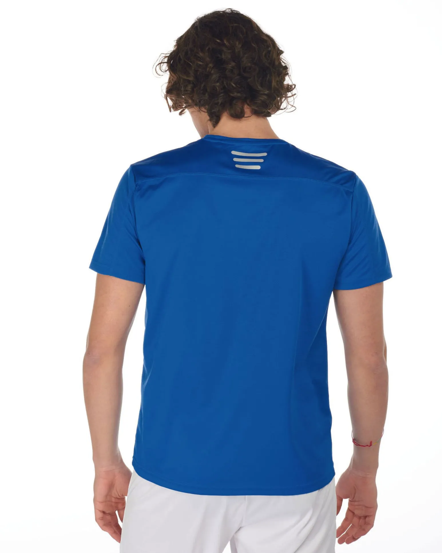 WAIKIKI RUN - T-SHIRT MEZZA MANICA SPORTIVA BLU ELETTRICO DA UOMO - ARGO