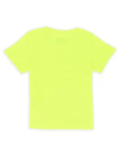 WAIKIKI RUN - T SHIRT MEZZA MANICA JUNIOR ( 4-13 ANNI) GIALLO FLUO , CAROTA