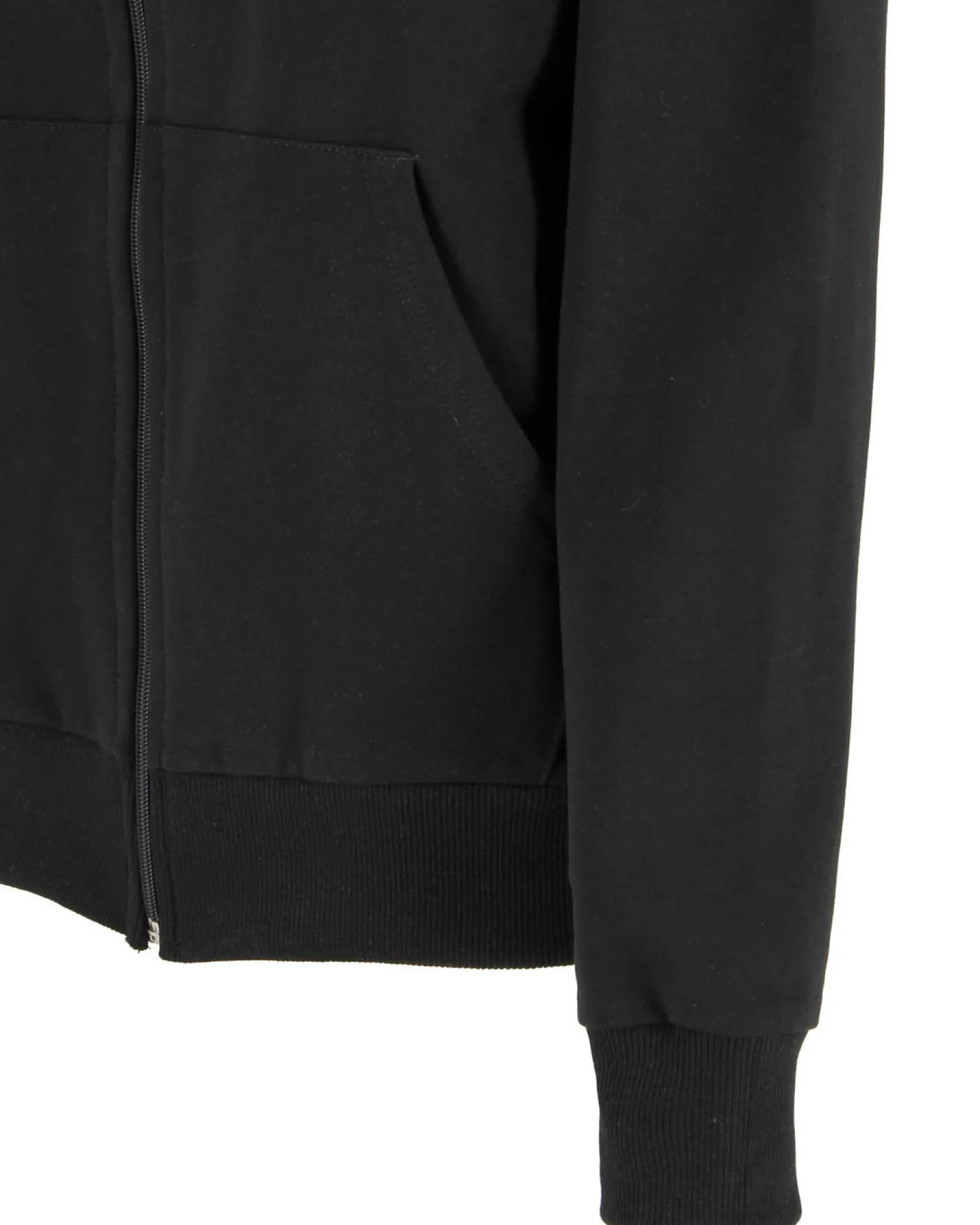 XTREME BOXING - Felpa con cappuccio e zip completa nera da donna in cotone
