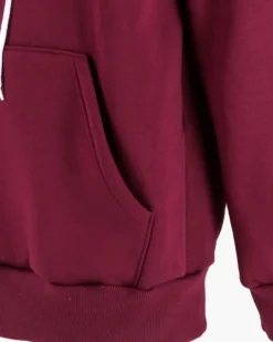XTREME BOXING - FELPA CON CAPPUCCIO BORDEAUX DA UOMO