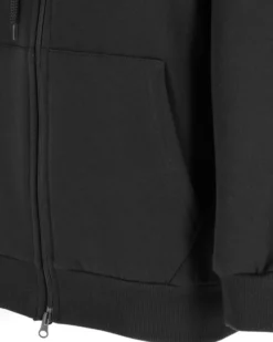 XTREME BOXING - FELPA NERA DA DONNA CON ZIP E CAPPUCCIO