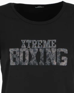 XTREME BOXING - MAGLIA NERA A MANICA LUNGA DA DONNA