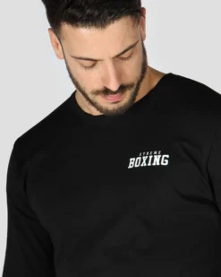 XTREME BOXING - TSHIRT MANICA LUNGA NERA DA UOMO