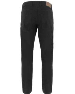 YELLOW DOG - Pantalone basic 5 tasche nero da uomo in cotone