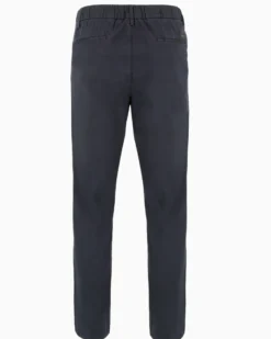 YELLOW DOG - Pantalone tasca america blu con laccio
