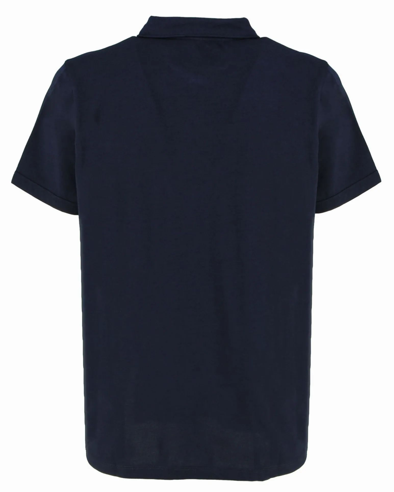 YELLOW DOG - Polo blu da uomo in tessuto tecnico - M49199