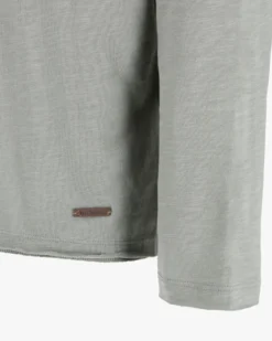 YELLOW DOG - Tshirt manica lunga verde salvia