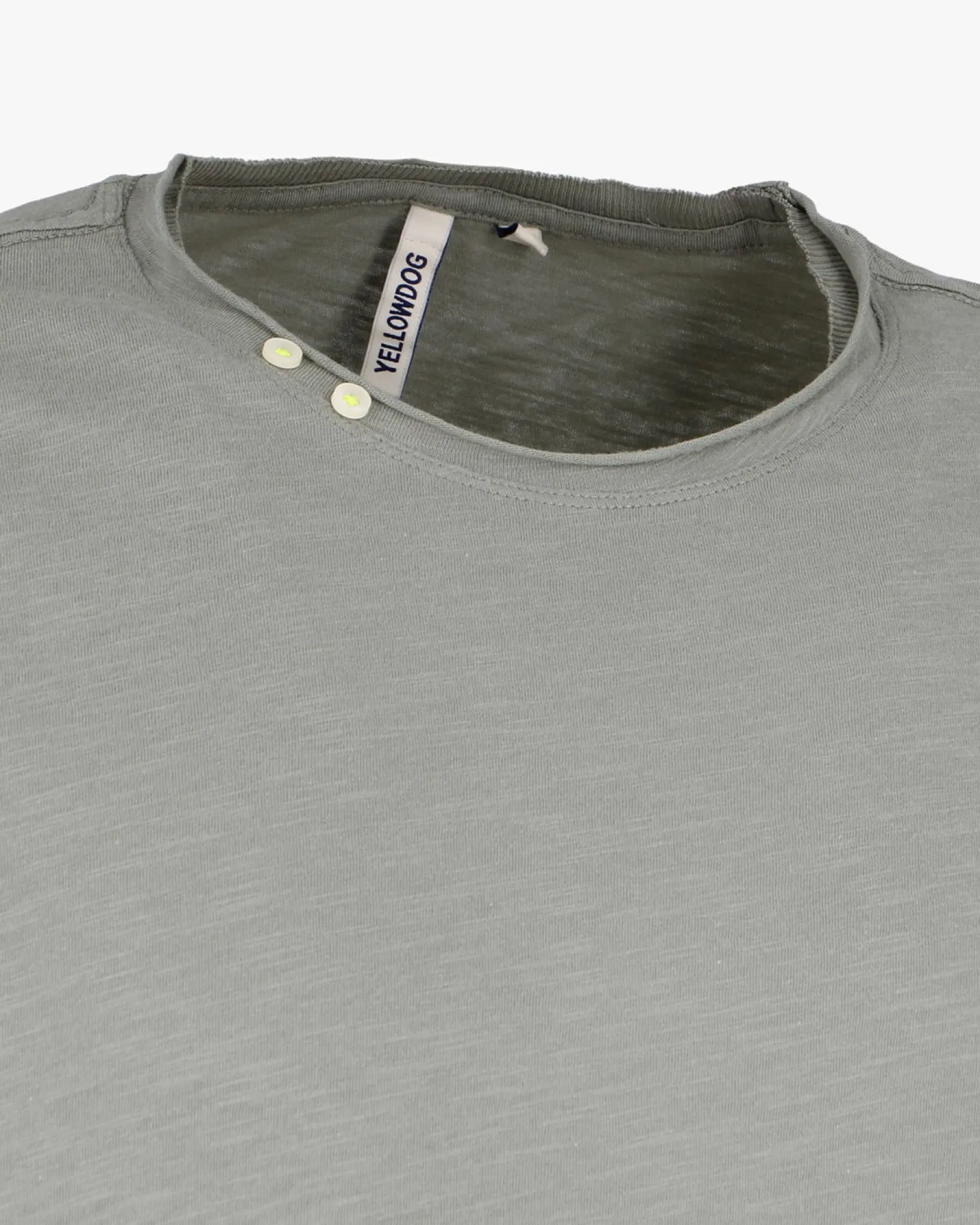 YELLOW DOG - Tshirt manica lunga verde salvia