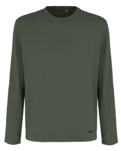 YELLOW DOG - Tshirt manica lunga basic militare da uomo