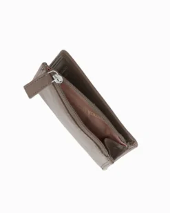 YOU YOUNG COVERI - Portafoglio taupe in VERA PELLE da donna