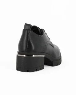 ZOE - Scarpa nera con lacci, tacco 5,5CM